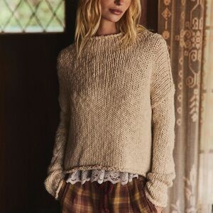 Free People Opal Roll Neck Sweater